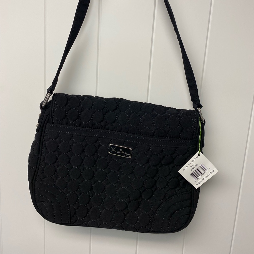 Vera Bradley black pocketbook new with tags